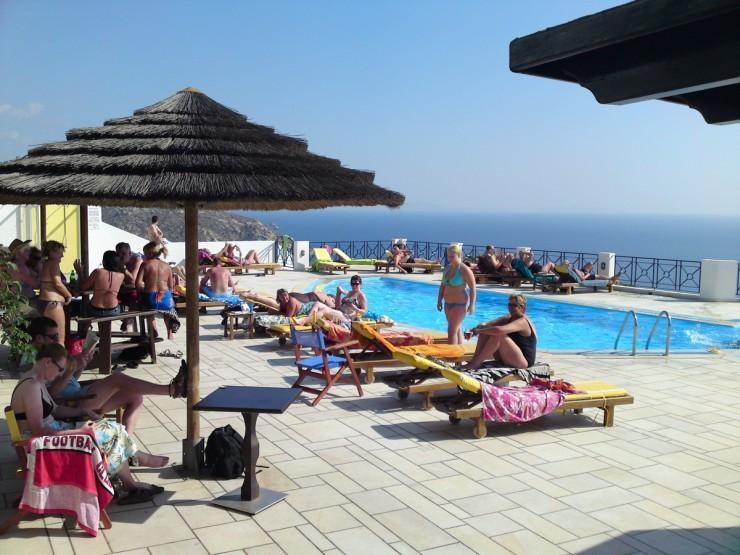 Kolitsani View Hotel Ios Chora Bagian luar foto